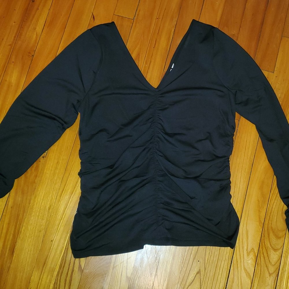 NWOT Retimans Shirred Top - Size XL